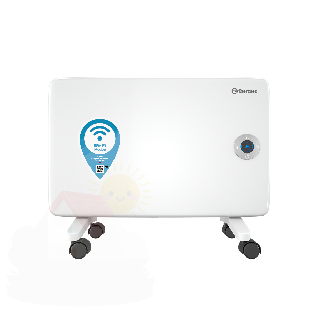 Купить Электрический конвектор Thermex Frame 1000E Wi-Fi — фото товара в каталоге