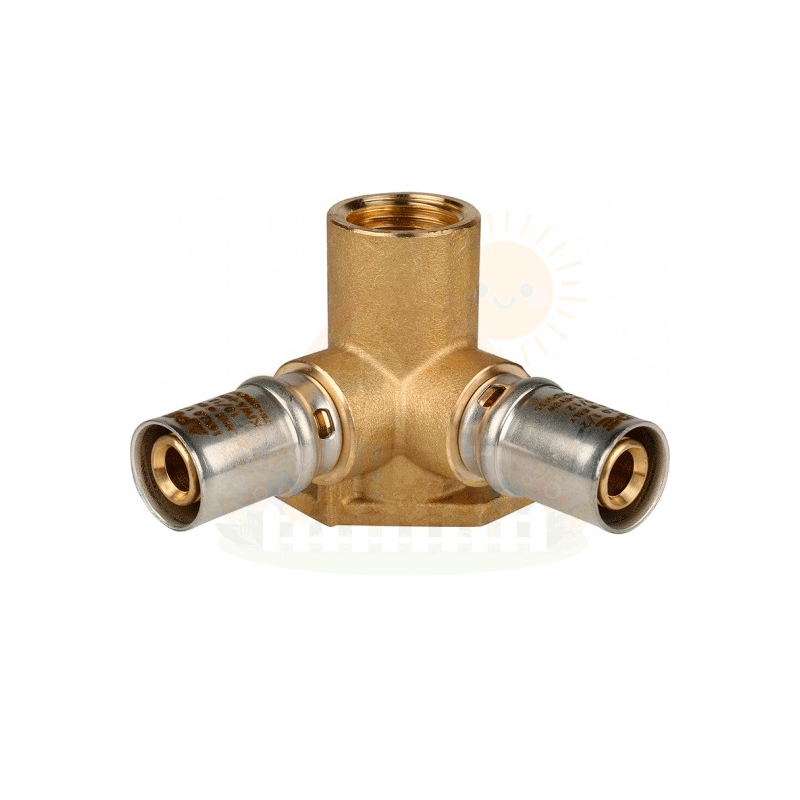 Инженерная сантехника Пресс водорозетка Stout 16x1/2" с ВР резьбой (арт.SFP-0015-001216 ) — детальное фото
