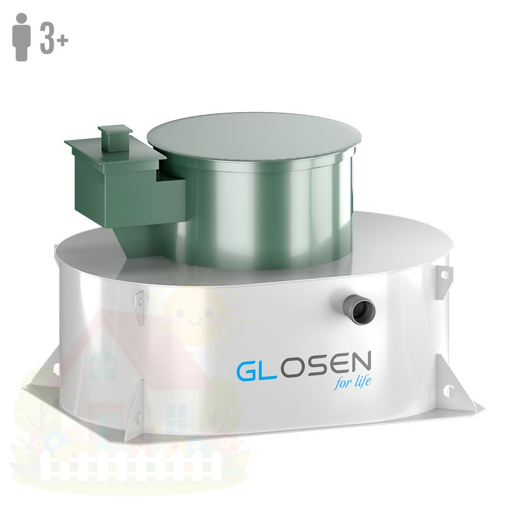 Купить Установка глубокой биологической очистки Glosen 3П мини — фото товара в каталоге