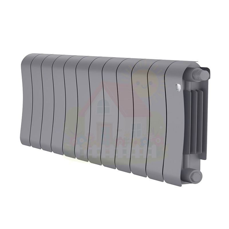 Инженерная сантехника Биметаллический радиатор Royal Thermo Infinity 300 Silver Satin (12 секций) — детальное фото