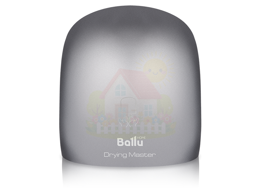 Инженерная сантехника Сушилка для рук Ballu BAHD-2000DM silver — детальное фото