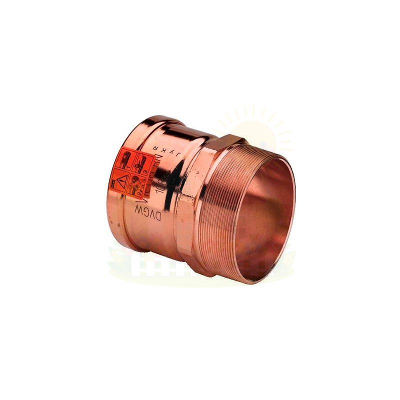 Инженерная сантехника Переходник медный Viega Profipress XL c SC-Contur 76.1x2 1/2" НР (арт.534134) — детальное фото