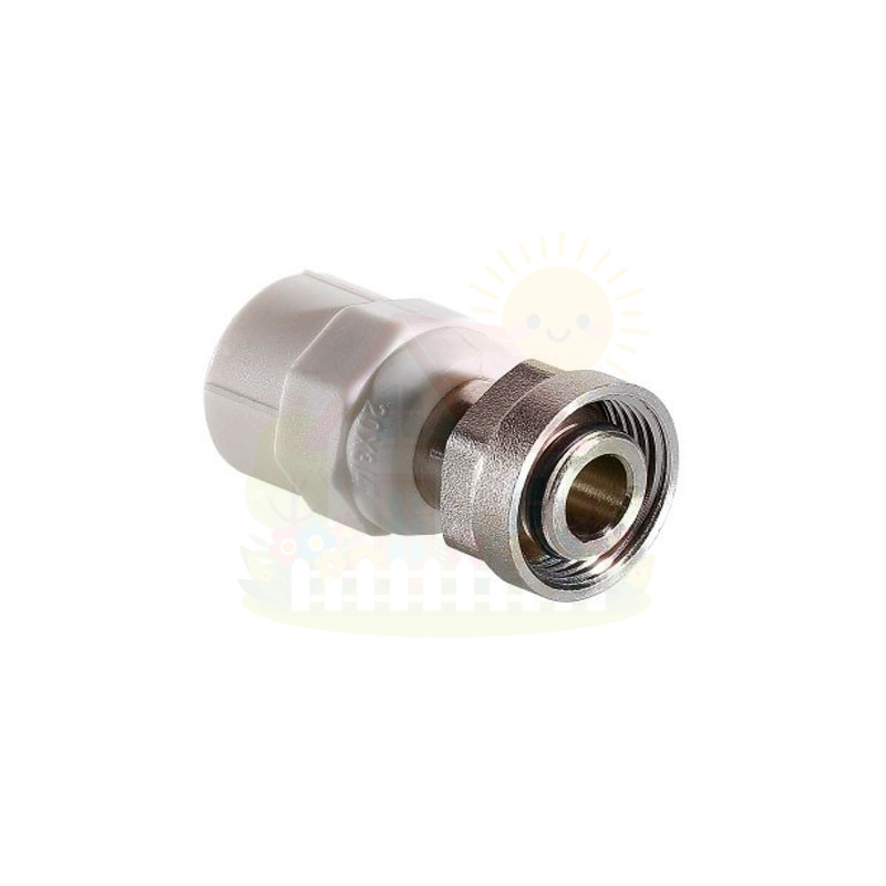 Инженерная сантехника Муфта Valtec с НГ гайкой 20х3/4" евроконус (арт.VTp.708.E.02005) — детальное фото