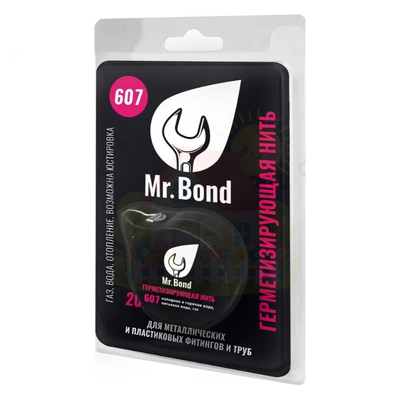 Инженерная сантехника Mr.Bond 607 Нить для герметизации резьбы 20м — детальное фото