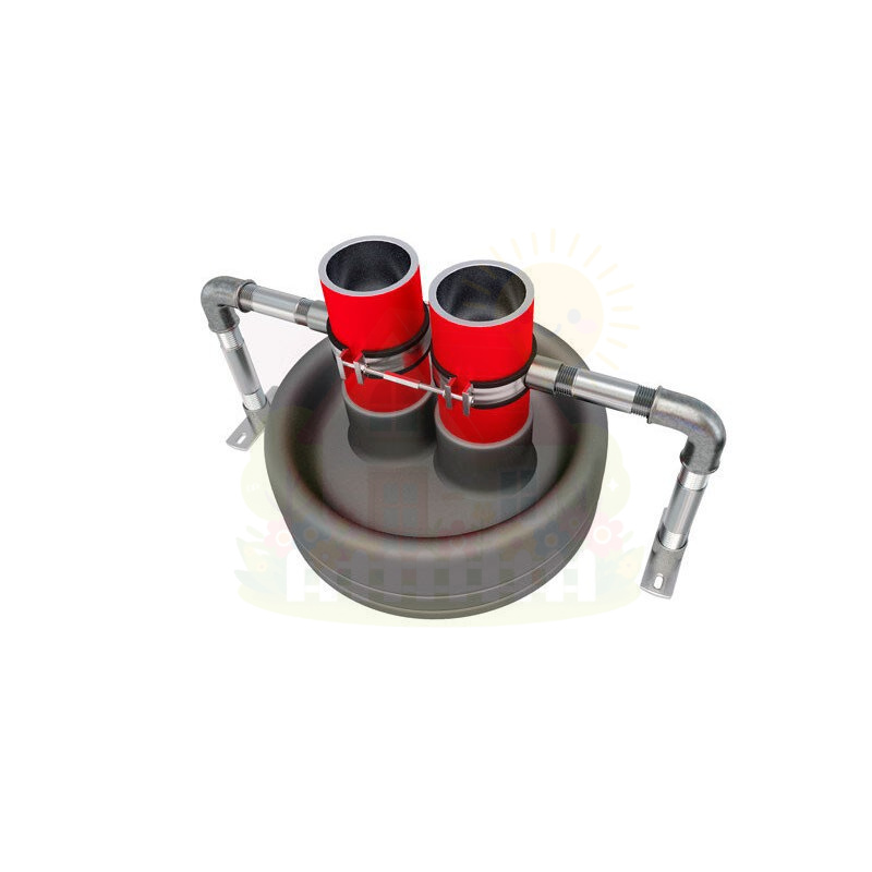 Инженерная сантехника Фиксатор труб двойной Thermaflex Flexalen FV-RCLAMP2/50 — детальное фото