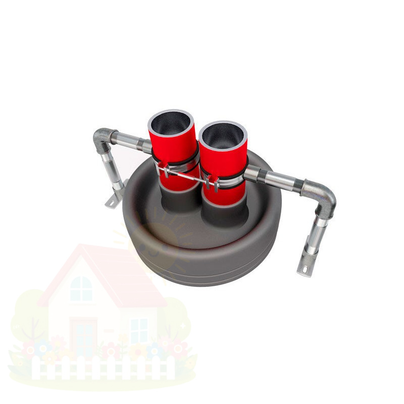 Купить Фиксатор труб двойной Thermaflex Flexalen FV-RCLAMP2/32 — фото товара в каталоге