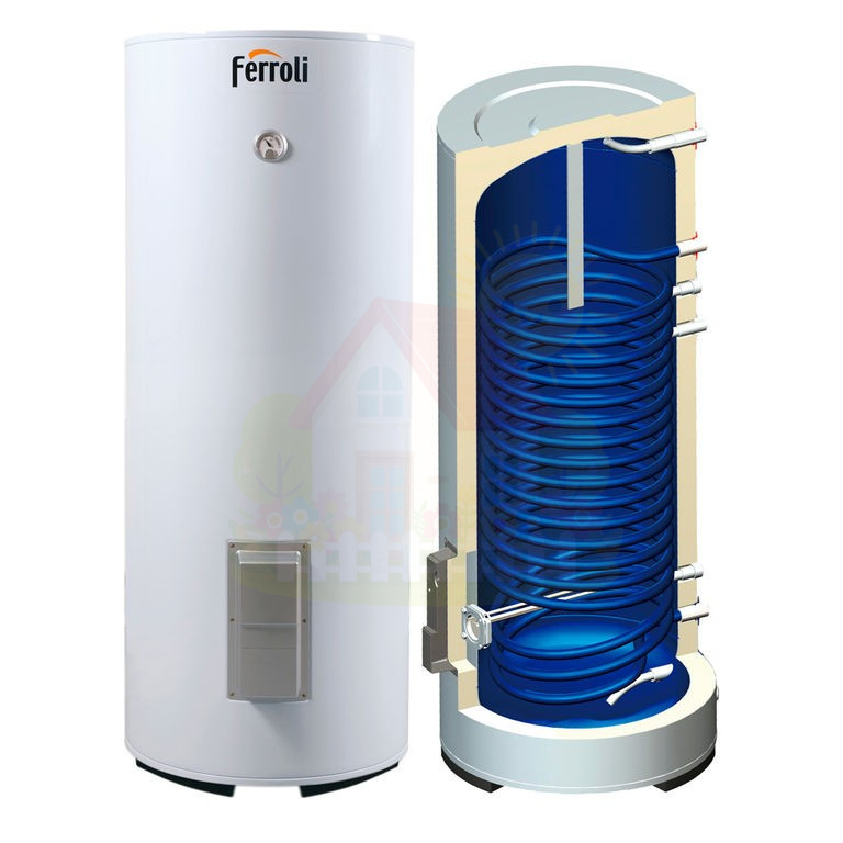 Инженерная сантехника Бойлер косвенного нагрева Ferroli ECOUNIT 500-2C — детальное фото