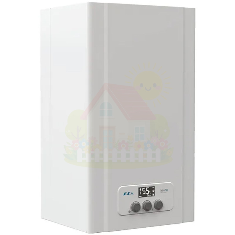 Инженерная сантехника Котёл газовый двухконтурный ECA Gelios Plus 24 HM NG — детальное фото