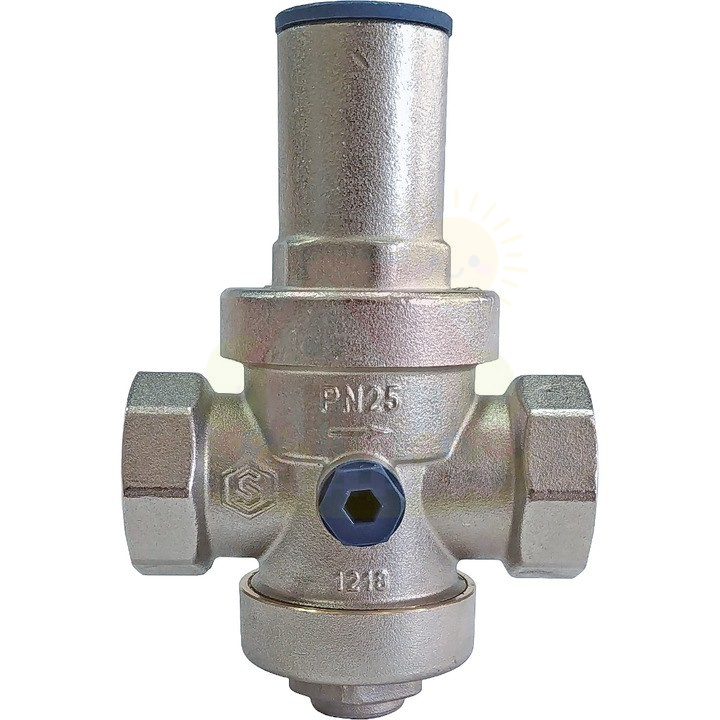 Инженерная сантехника Редуктор давления Stout PN25 вн/вн 3/4" с выходом под манометр — детальное фото