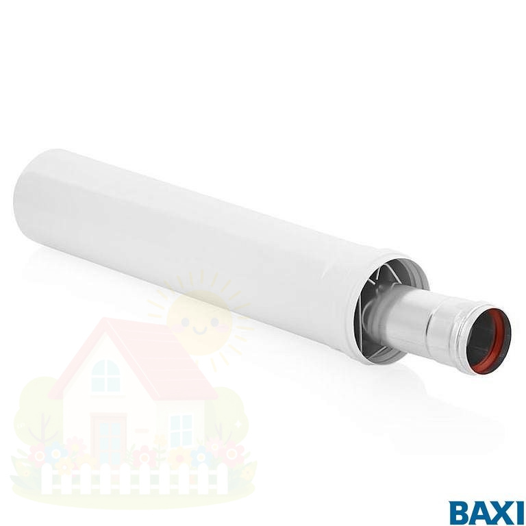 Купить Коаксиальное удлинение Baxi 60/100 мм, длина 500 мм(арт. KHG71410391) — фото товара в каталоге