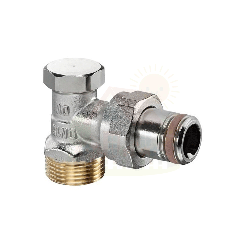Инженерная сантехника Кран для радиатора прямой угловой OVENTROP COMBI 2НР 3/4"Х1/2" арт.1091072 — детальное фото