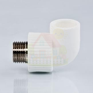 Инженерная сантехника Угольник комбинированный (нар.резьба) Tebo D20 x 1/2" — детальное фото