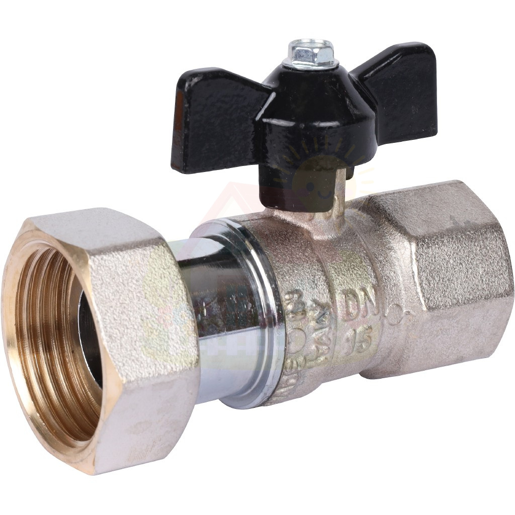 Инженерная сантехника Кран шаровой с накидной гайкой 3/4x1" Stout SVB-0009-002025 — детальное фото