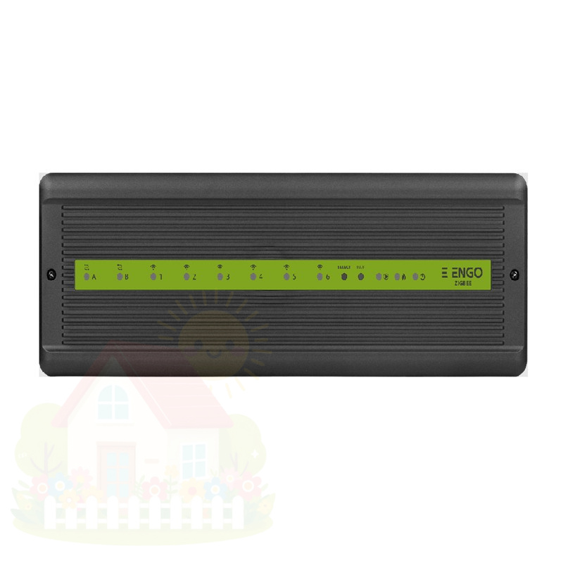Купить Центр коммутации ENGO Zigbee с 6-тью беспроводными зонами и 2-мя проводными 220В — фото товара в каталоге