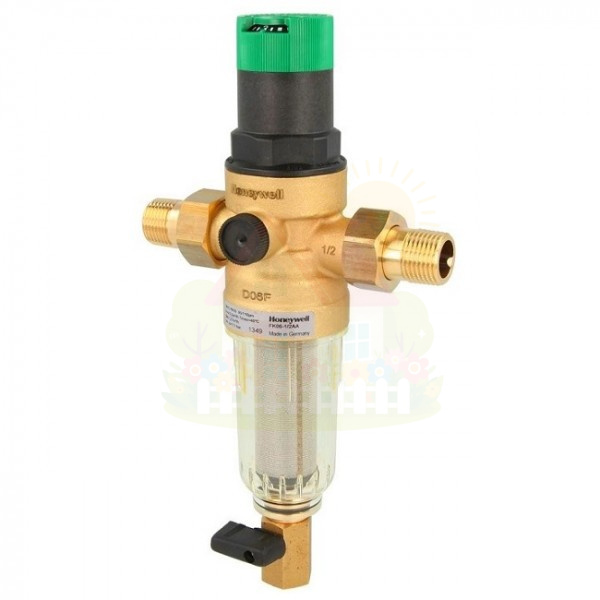 Инженерная сантехника Фильтр для холодной воды с редуктором Honeywell FK06-1/2"AA — детальное фото