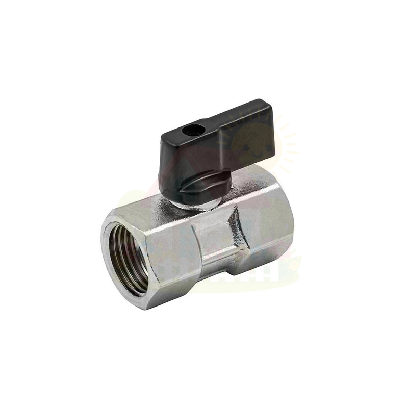 Инженерная сантехника Кран шаровой mini ELSEN прямой 1/4"x1/4" ВВ ручка-бабочка — детальное фото