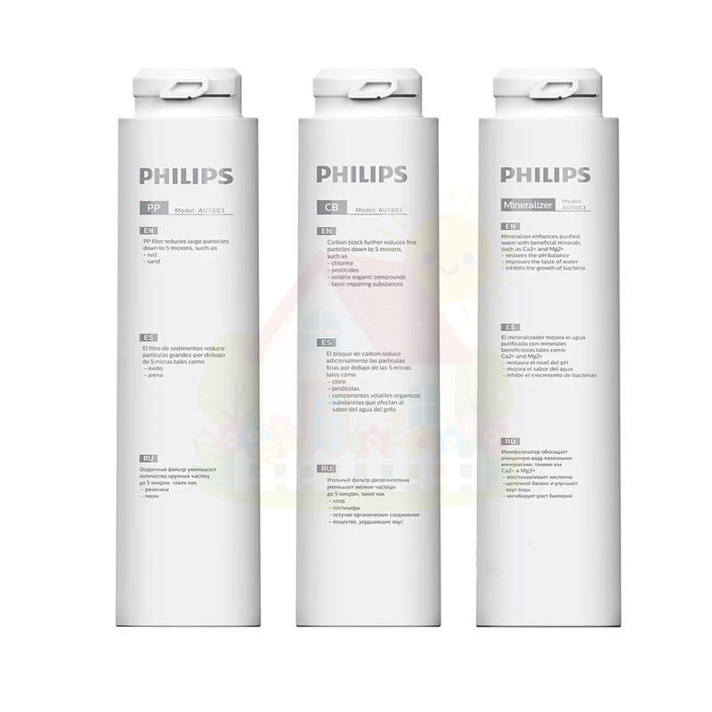 Инженерная сантехника Комплект сменных фильтров Philips для системы AUT 3268/10 — детальное фото
