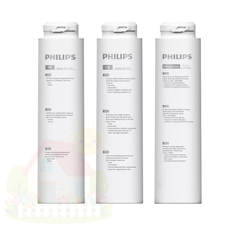 Купить Комплект сменных фильтров Philips для системы AUT 3268/10 — фото товара в каталоге
