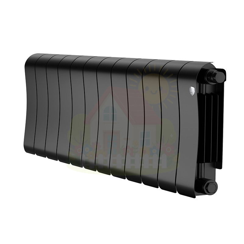 Инженерная сантехника Биметаллический радиатор Royal Thermo Infinity 300 Noir Sable (12 секций) — детальное фото