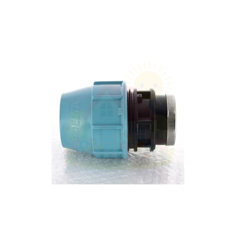 Инженерная сантехника Муфта Unidelta 110x3" с внутренней резьбой для труб ПНД — детальное фото