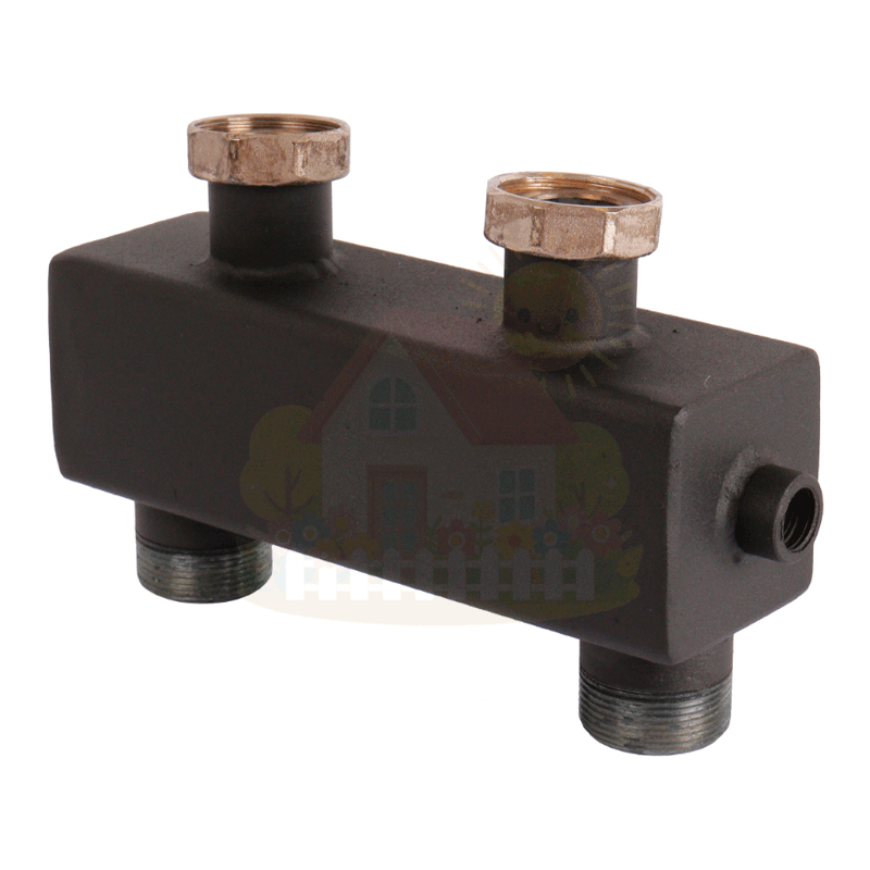 Инженерная сантехника Гидрострелка Rommer 1 1/2" 5,6 м3/час — детальное фото