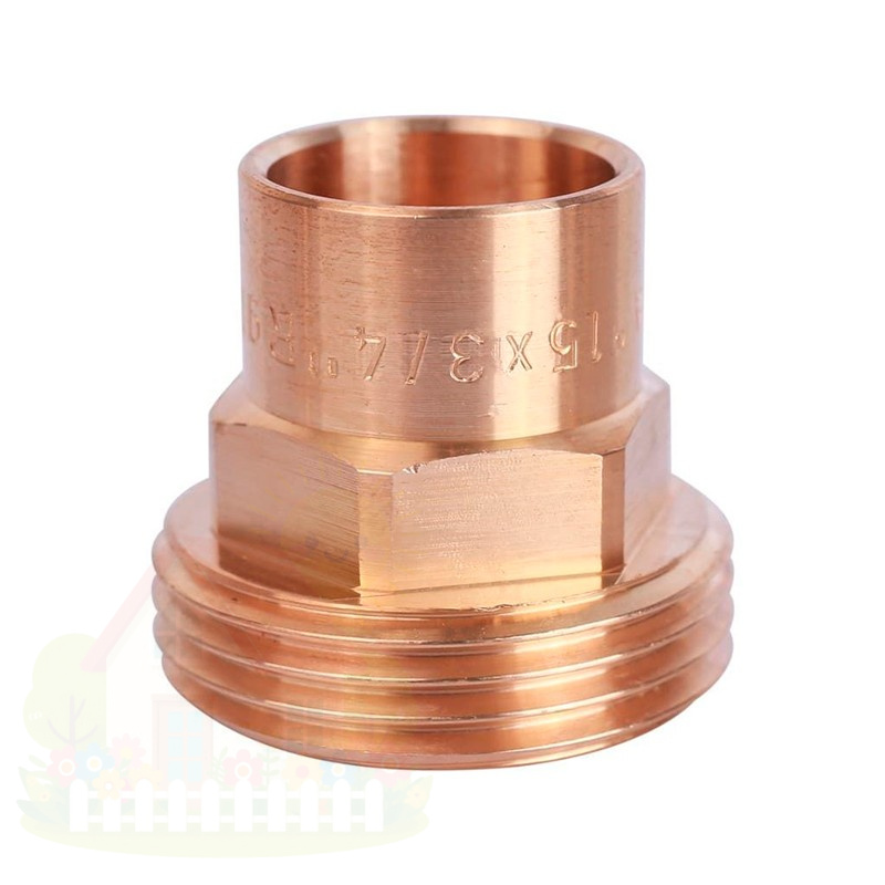 Купить Муфта Sanha 15x1/2" бронзовая под пайку с наружной резьбой арт.142431512 — фото товара в каталоге