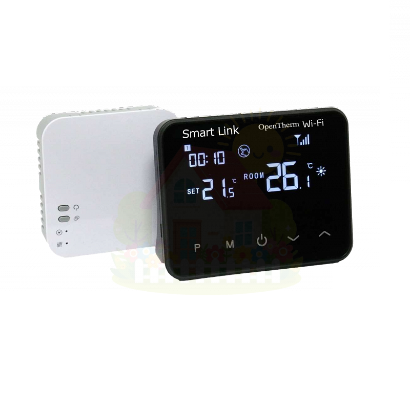 Инженерная сантехника Комнатный беспроводной термостат BAXI Smart Link c Wi-Fi и OpenTherm для котлов — детальное фото