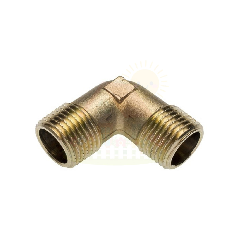 Инженерная сантехника Угол 90° бронзовый Sanha Purafit 1/2" с НР/НР резьбой, 3091 арт.1309112 — детальное фото