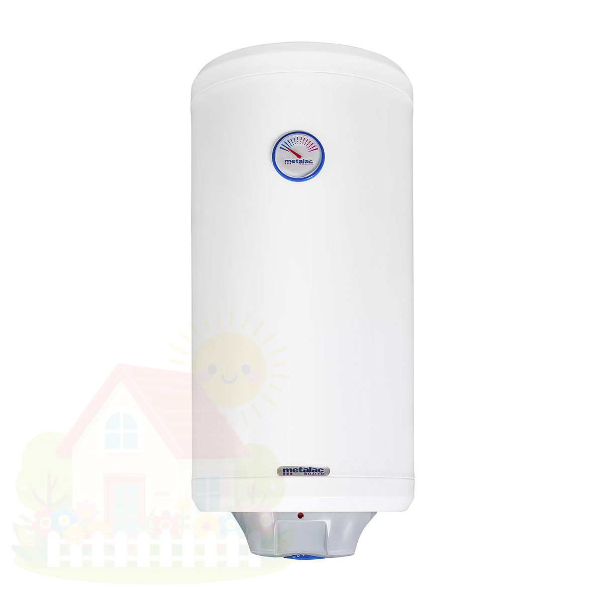 Купить Электрический водонагреватель Metalac Heat Leader MB 50 INOX Slim R — фото товара в каталоге