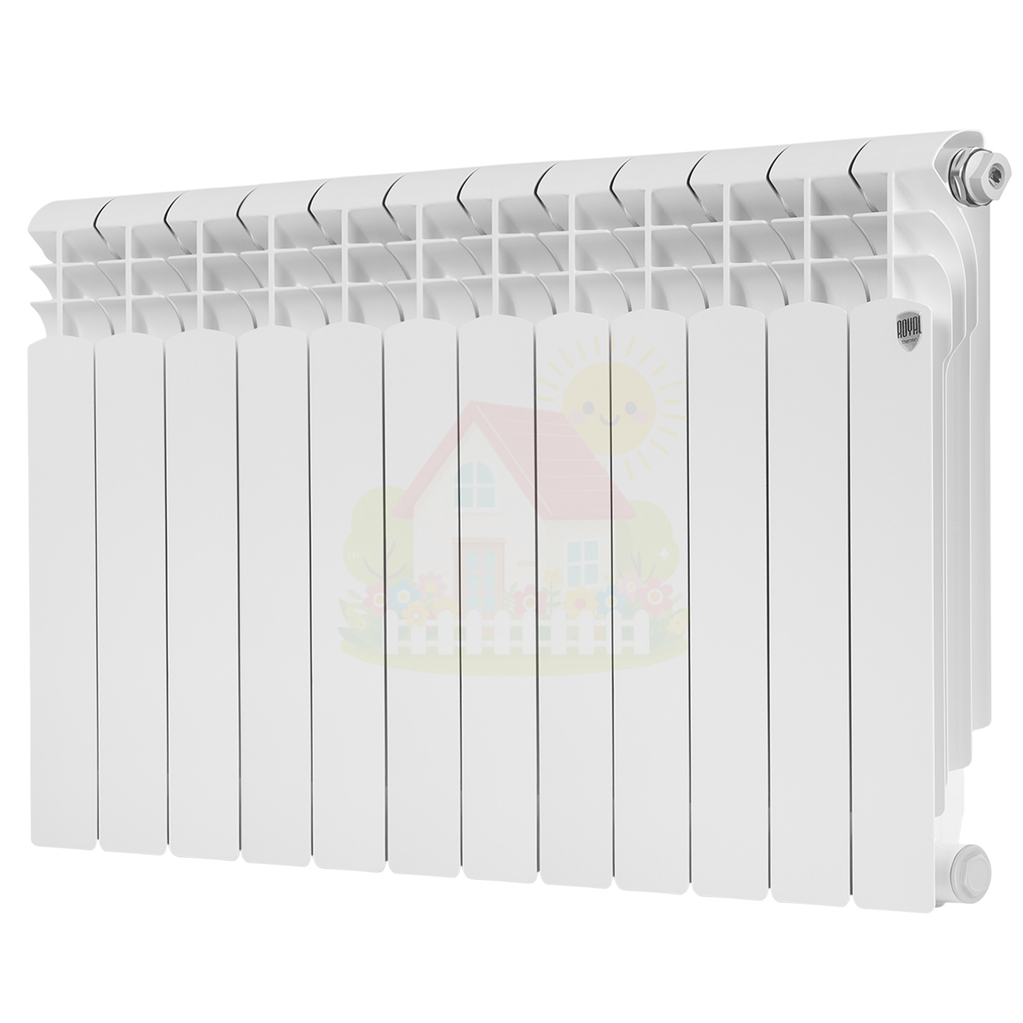 Инженерная сантехника Биметаллический радиатор Royal Thermo Monoblock B 2.0 500 (12 секций) — детальное фото