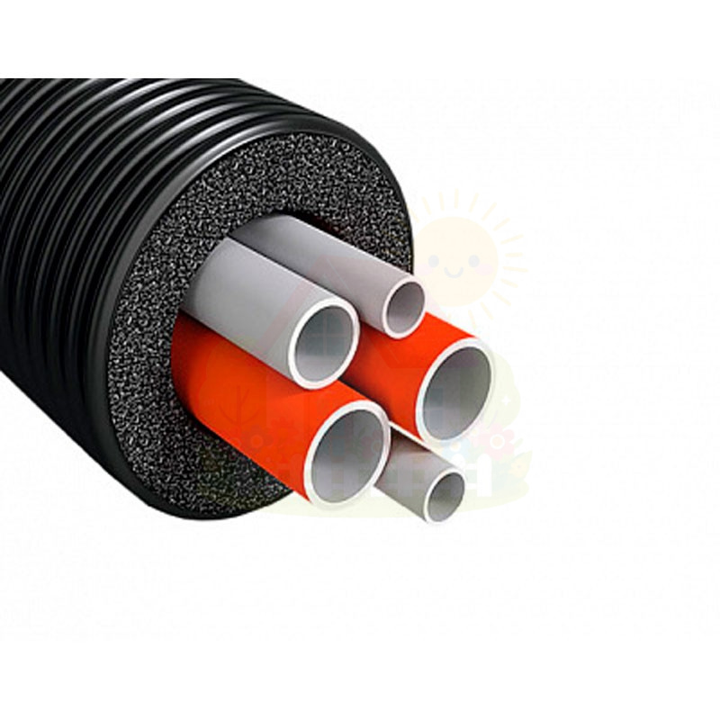 Инженерная сантехника Теплотрасса пятитрубная Thermaflex Flexalen 1000+ FV+R200H2/32A3/20 — детальное фото