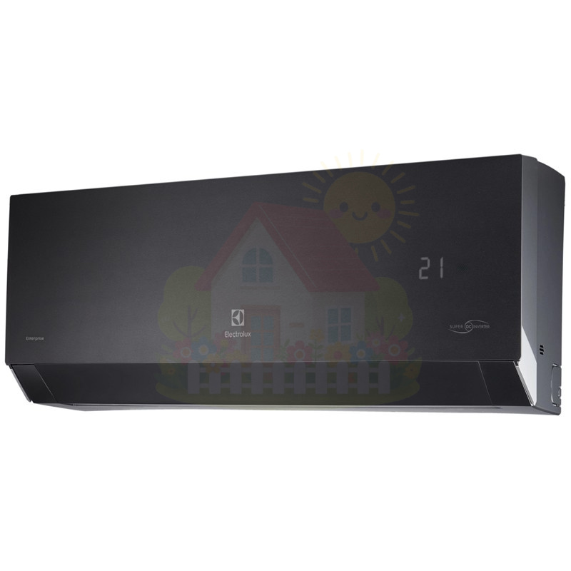 Инженерная сантехника Сплит-система Electrolux Enterprise Super DC Inverter EACS/I-12HEN-BLACK/N8_24Y комплект — детальное фото