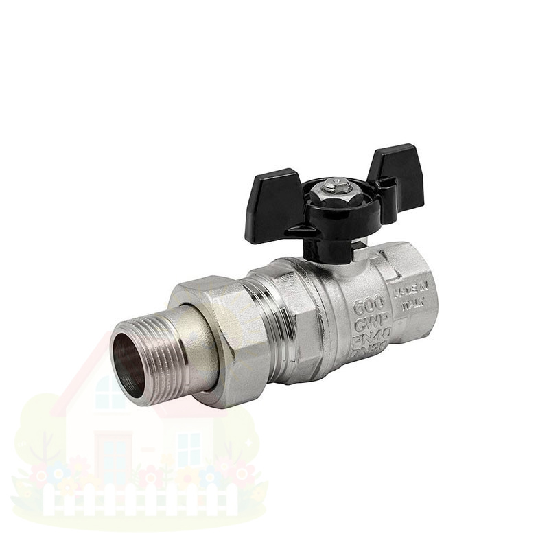 Купить Кран шаровой ELSEN Strong T 1/2" НВ ручка-бабочка — фото товара в каталоге