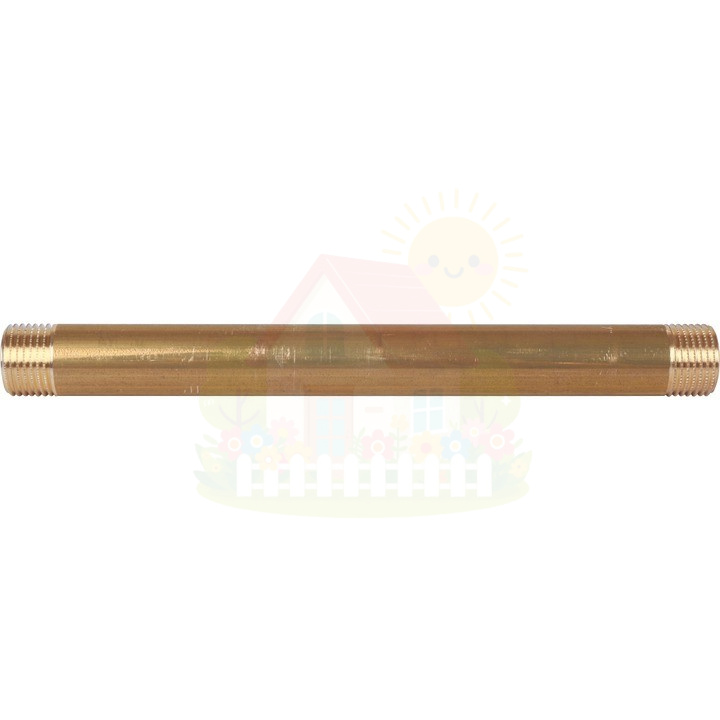 Инженерная сантехника Удлинитель латунный резьбовой Stout - 1/2" НР-НР длина 200 мм — детальное фото