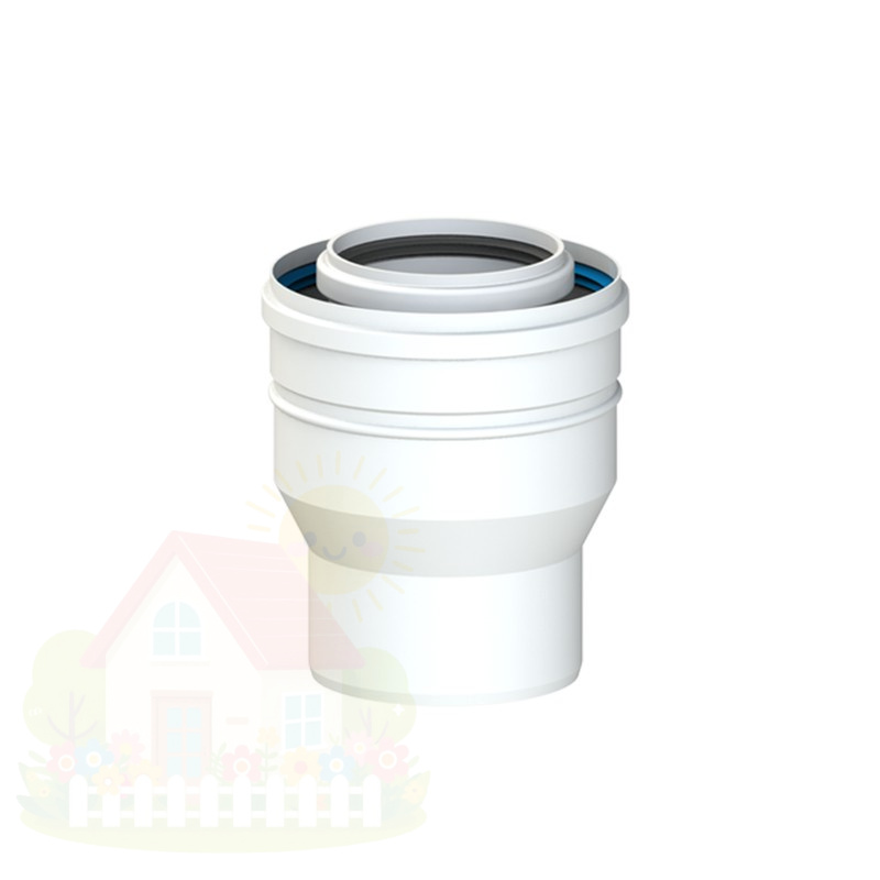 Купить Переходник коаксиальный Cox Geelen 80/125х100/150мм (CoxDENS PP/Alu + Connect X7) — фото товара в каталоге