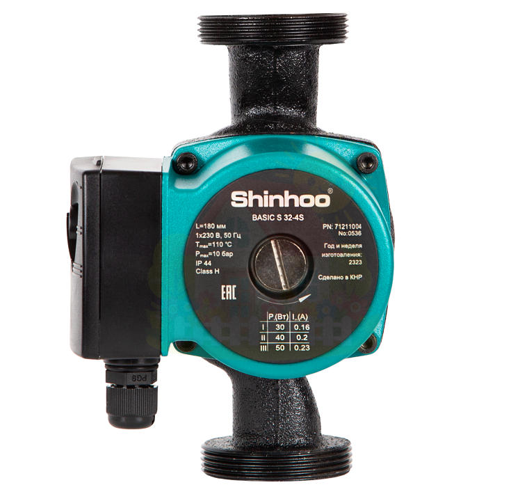 Инженерная сантехника Циркуляционный насос Shinhoo Basic S 32-4S — детальное фото