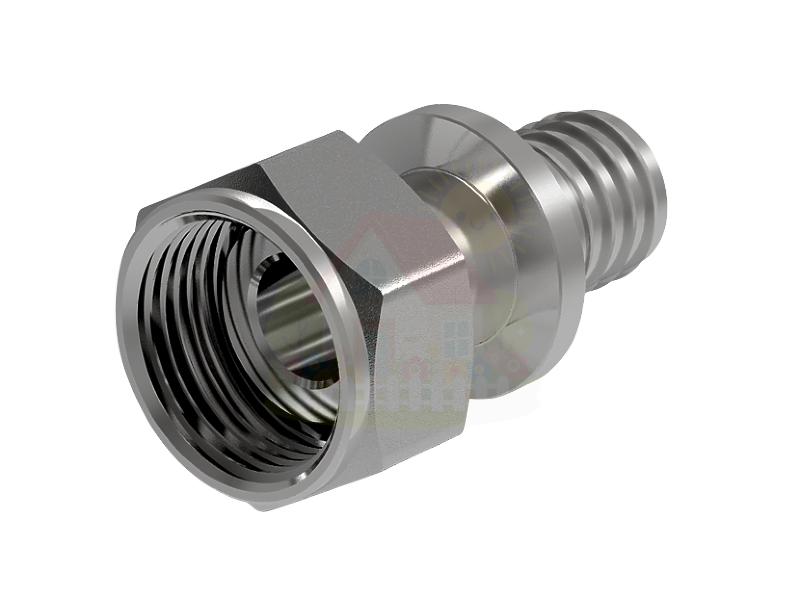 Инженерная сантехника Муфта Royal Thermo с НГ гайкой 20х1/2" мм — детальное фото