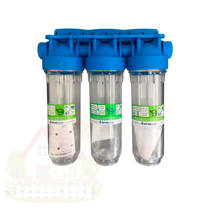 Купить Колба для фильтра Atlas Filtri DP 10 TRIO 1/2" OT TS арт.ZA3300680 — фото товара в каталоге