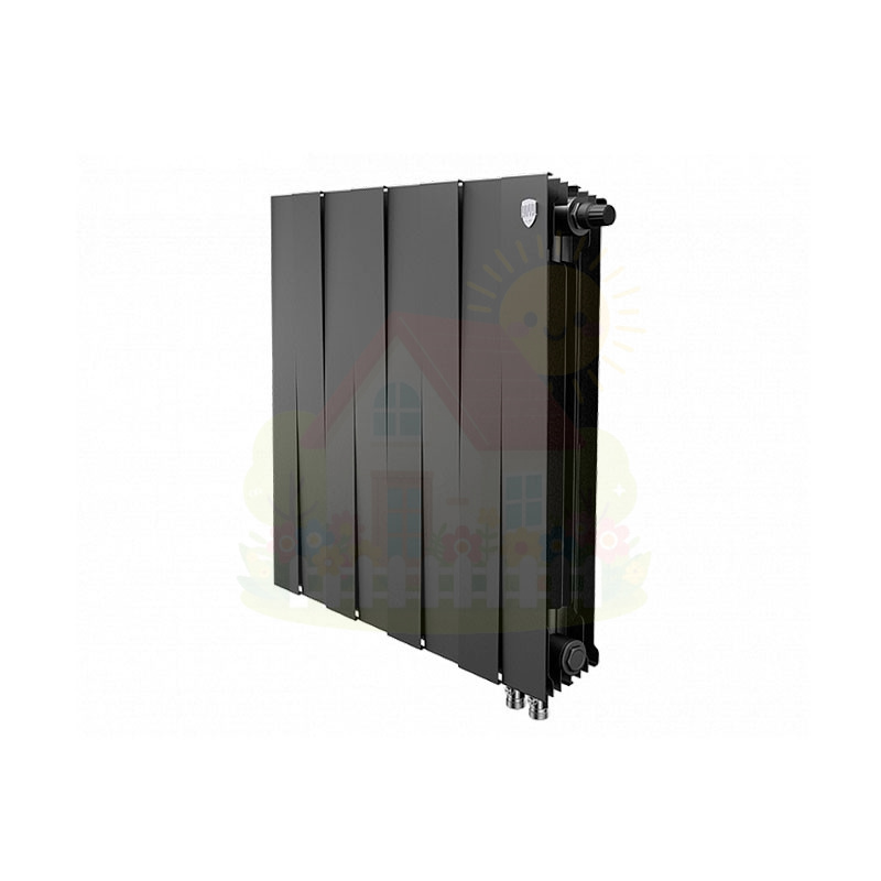 Инженерная сантехника Биметаллический радиатор Royal Thermo PianoForte 500 VDR Noir Sable (10 секций) — детальное фото