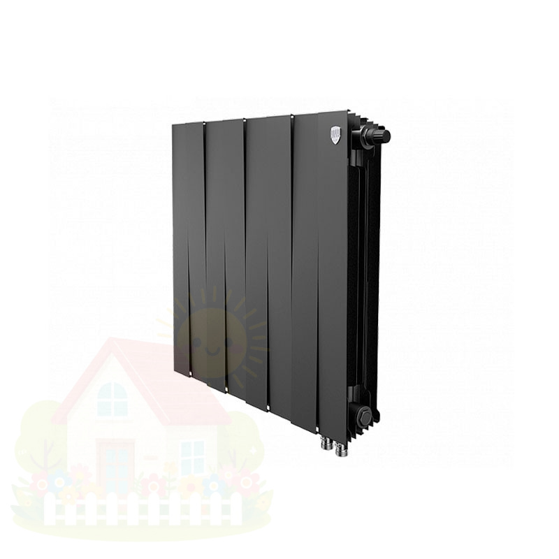 Купить Биметаллический радиатор Royal Thermo PianoForte 500 VDR Noir Sable (12 секций) — фото товара в каталоге