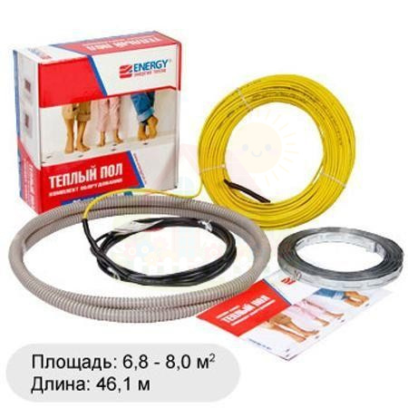 Инженерная сантехника Нагревательный кабель Energy Cable 830 Вт — детальное фото