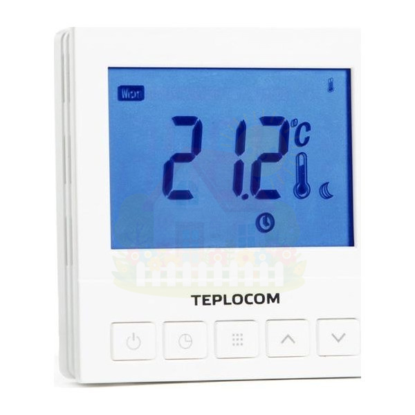 Инженерная сантехника Термостат комнатный проводной Teplocom TS-Prog-220/3A Бастион 913 — детальное фото