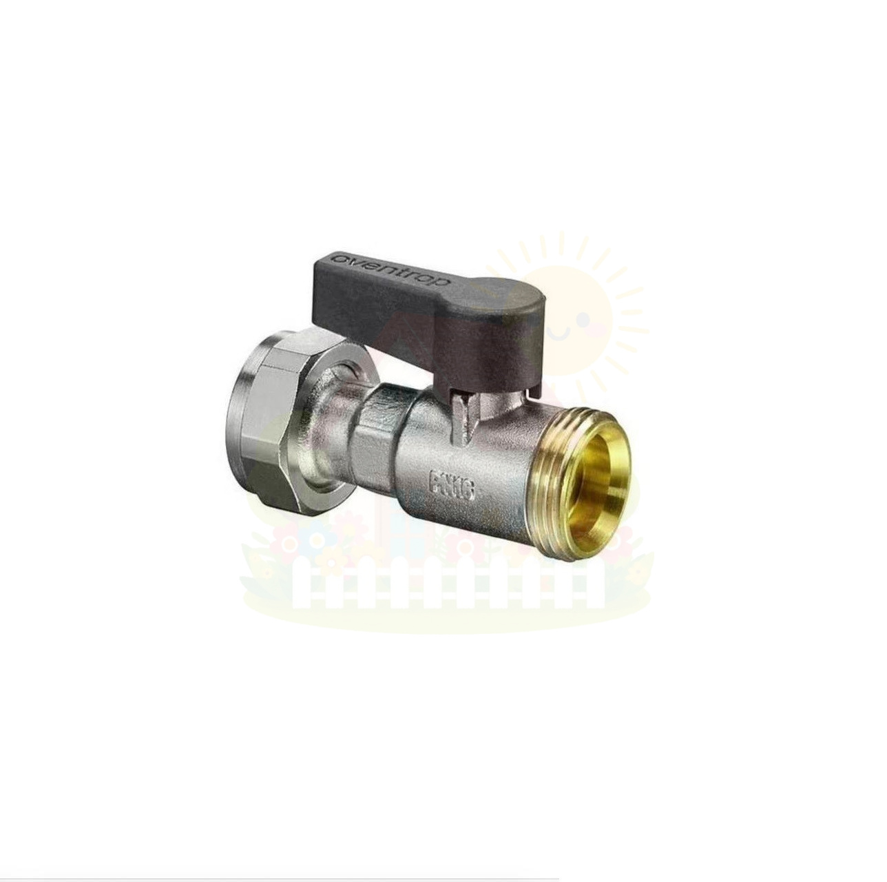 Инженерная сантехника Кран шаровой Oventrop Multidis SF для контурной гребёнки 3/4", 3/4", Н ЕК-НГ ЕК арт. 1406504 — детальное фото