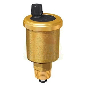 Инженерная сантехника Автоматический воздухоотводчик Flamco Flovent 1/2" с отсечным клапаном — детальное фото