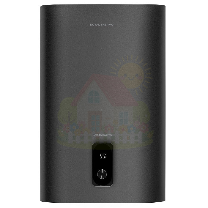 Инженерная сантехника Электрический водонагреватель Royal Thermo RWH 30 Smalto Inverter Grafit — детальное фото