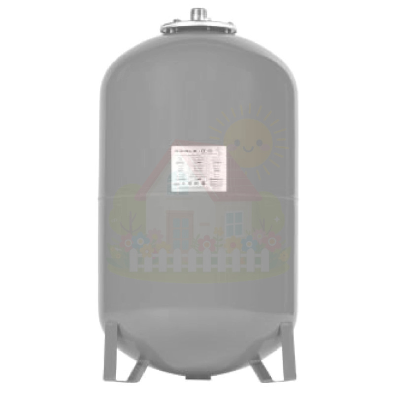Инженерная сантехника Гидроаккумулятор Waterstry вертикальный CW-LV 50 10bar ВЕРХНИЙ фланец — детальное фото