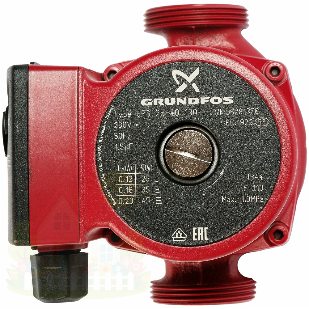 Купить Насос циркуляционный GRUNDFOS UPS 25-40 130 — фото товара в каталоге