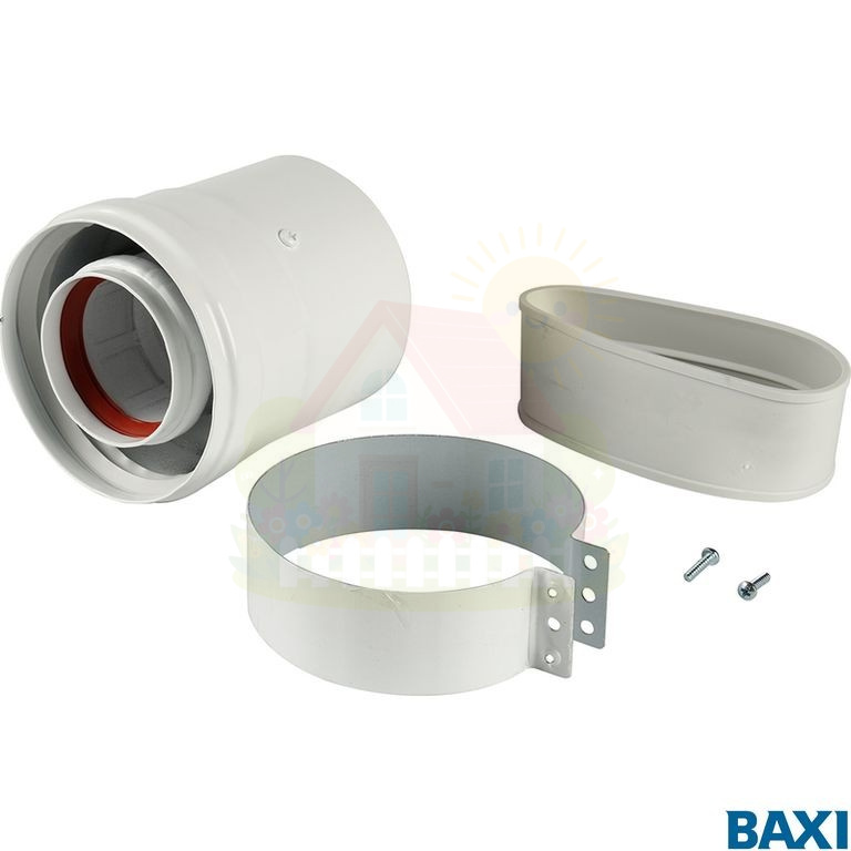 Инженерная сантехника Адаптер для вертикального коаксиального выхода Baxi (арт. KHG71410191) — детальное фото