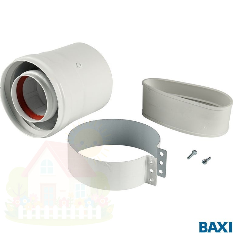Купить Адаптер для вертикального коаксиального выхода Baxi (арт. KHG71410191) — фото товара в каталоге