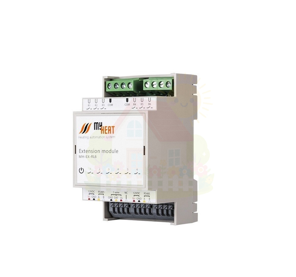 Инженерная сантехника Симисторный блок расширения MyHeat RL6S — детальное фото